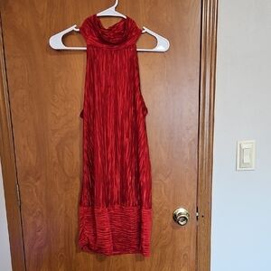 Studio Y Striking Red Midi Dress